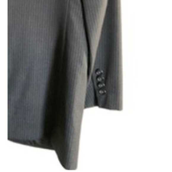 JoS A BANK Mens Charcoal Pinstripe Blazer Suit Jacket 2 Button Classic Fit - Picture 12 of 12